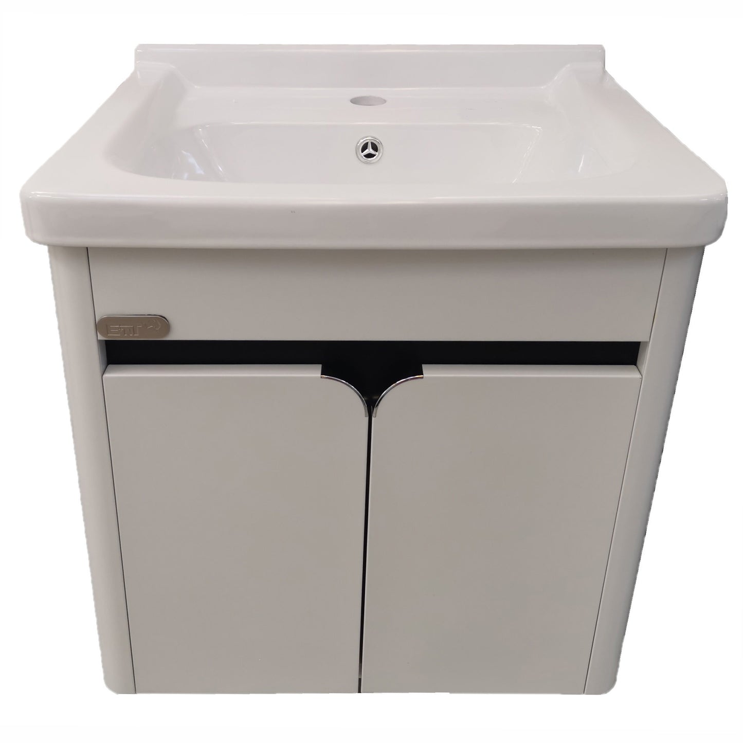 E+NT LD-3121 50cm Stainless Steel Basin Cabinet (White)