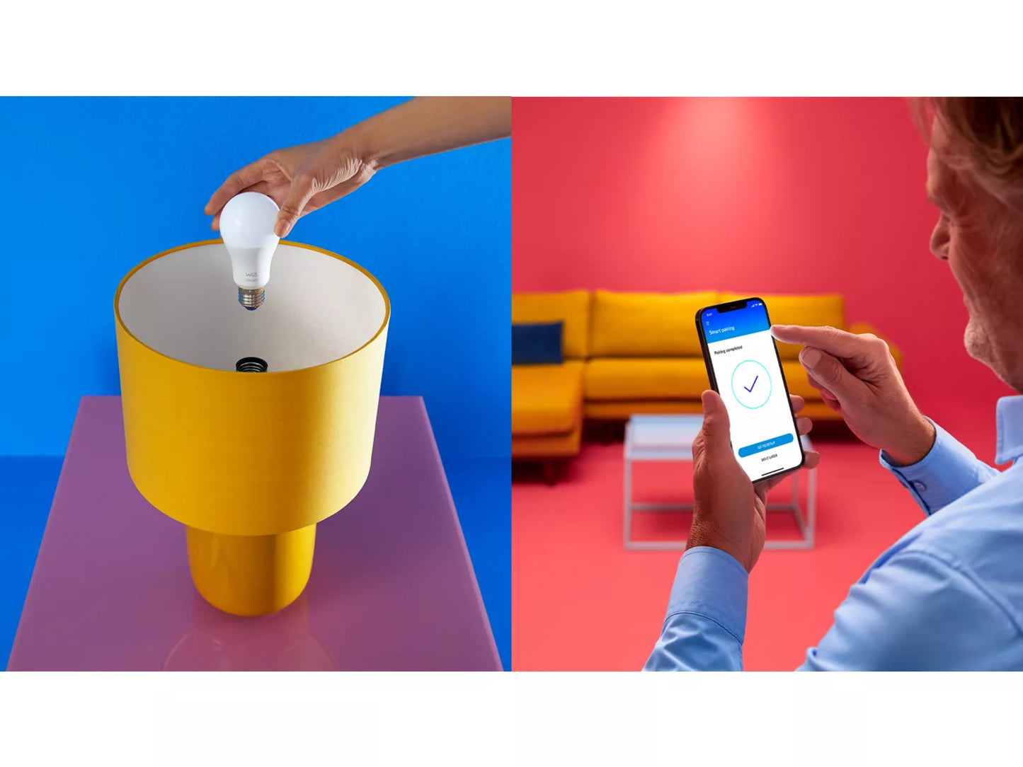 WiZ RGB Smart LED Bulb 8W E27 806lm