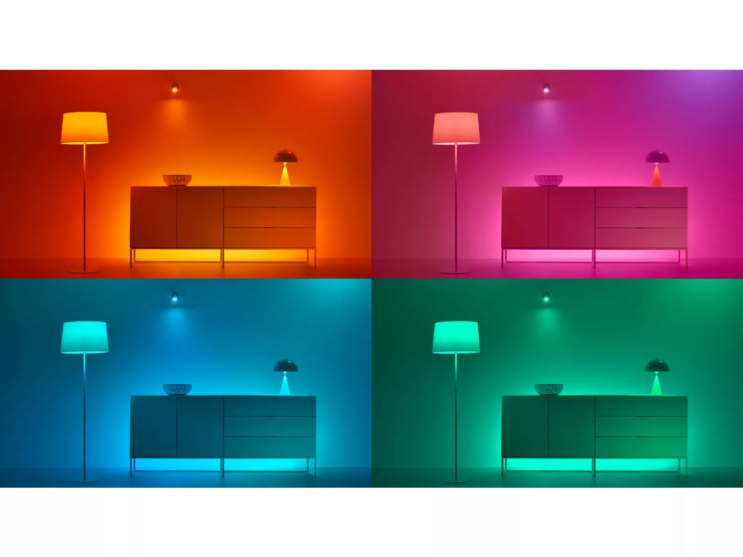 WiZ RGB Smart LED Bulb 8W E27 806lm