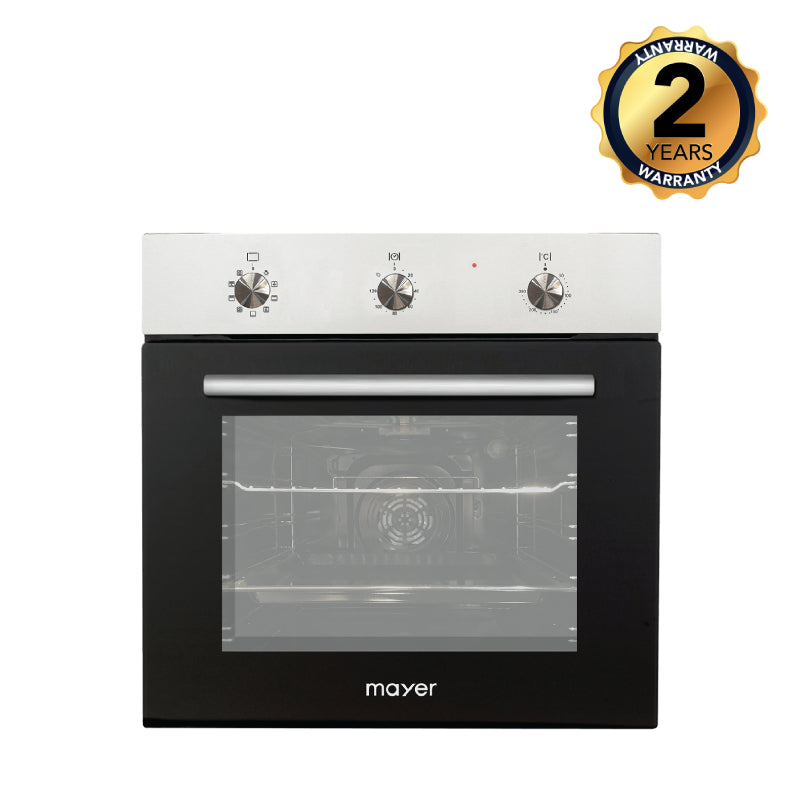 Mayer MMDO9 75L built-in oven, front view