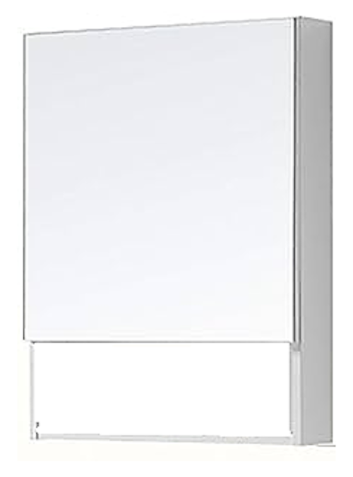 E+NT Y1055WW PVC Mirror Cabinet (Wood White)