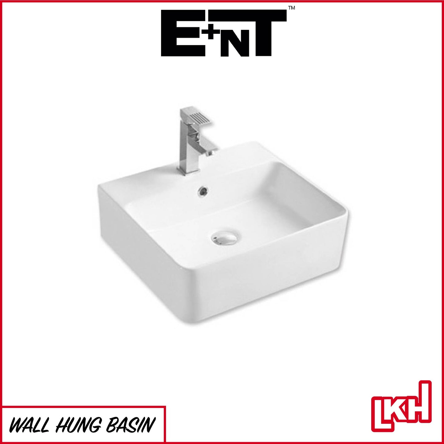 E+NT Wall Hung Basin E-8458