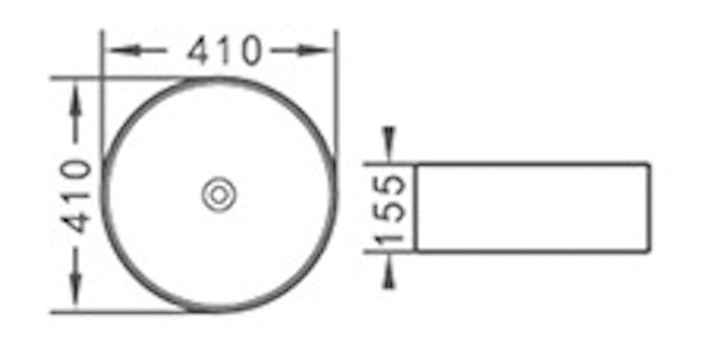 E+NT Counter Top Basin E-3015