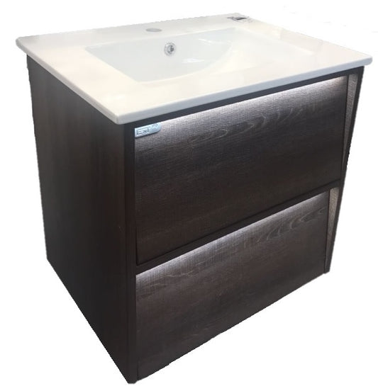 E+NT 074-600 M1121# 61cm Wood Basin Cabinet - Off Season Clearance