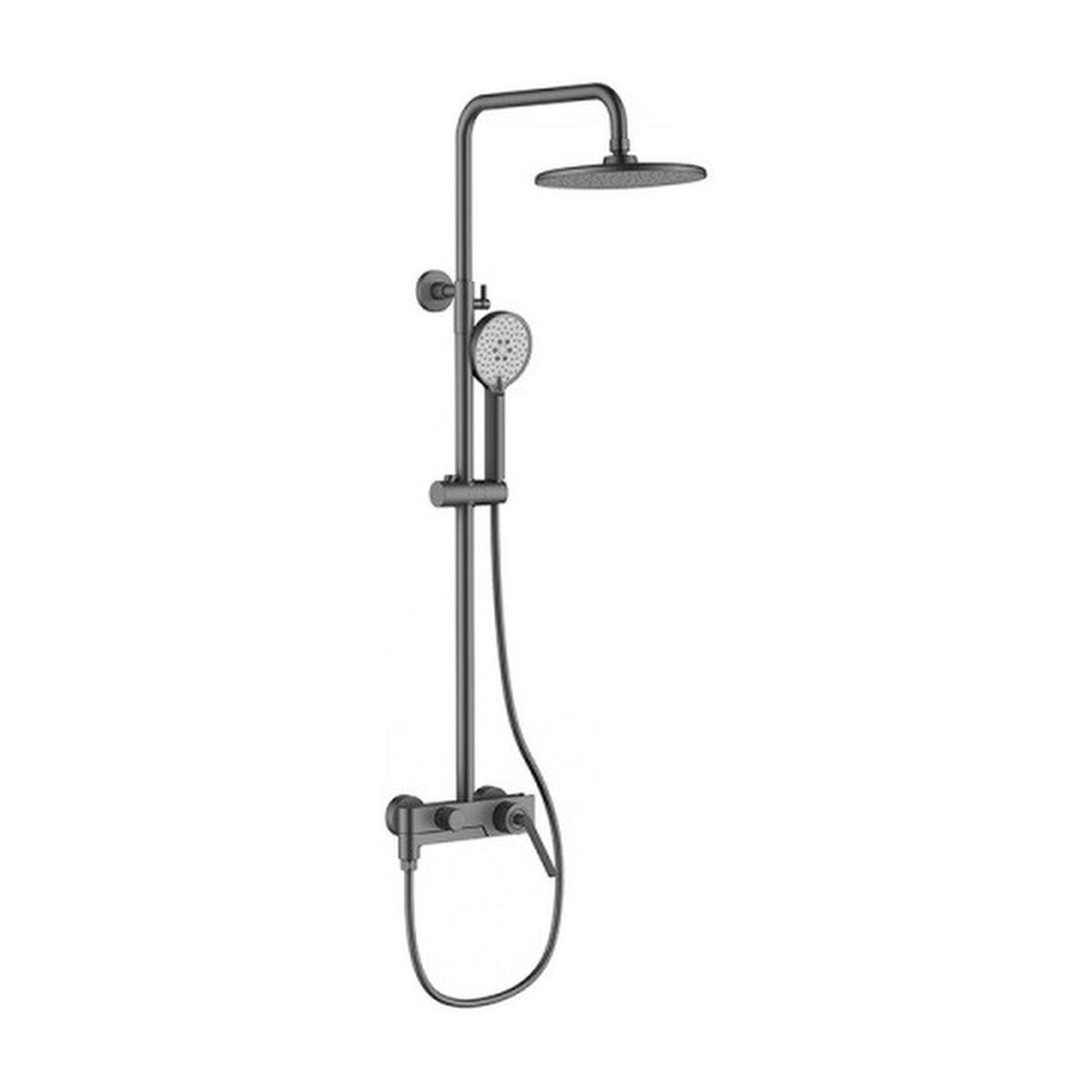 ent Royal 3-Way Rainshower Set 78560, Gun Metal