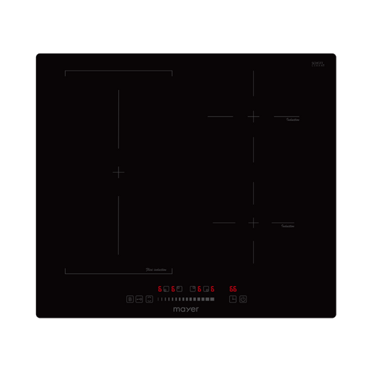 Mayer MMIH603FZ 60cm flexi 3-zone induction hob, top view