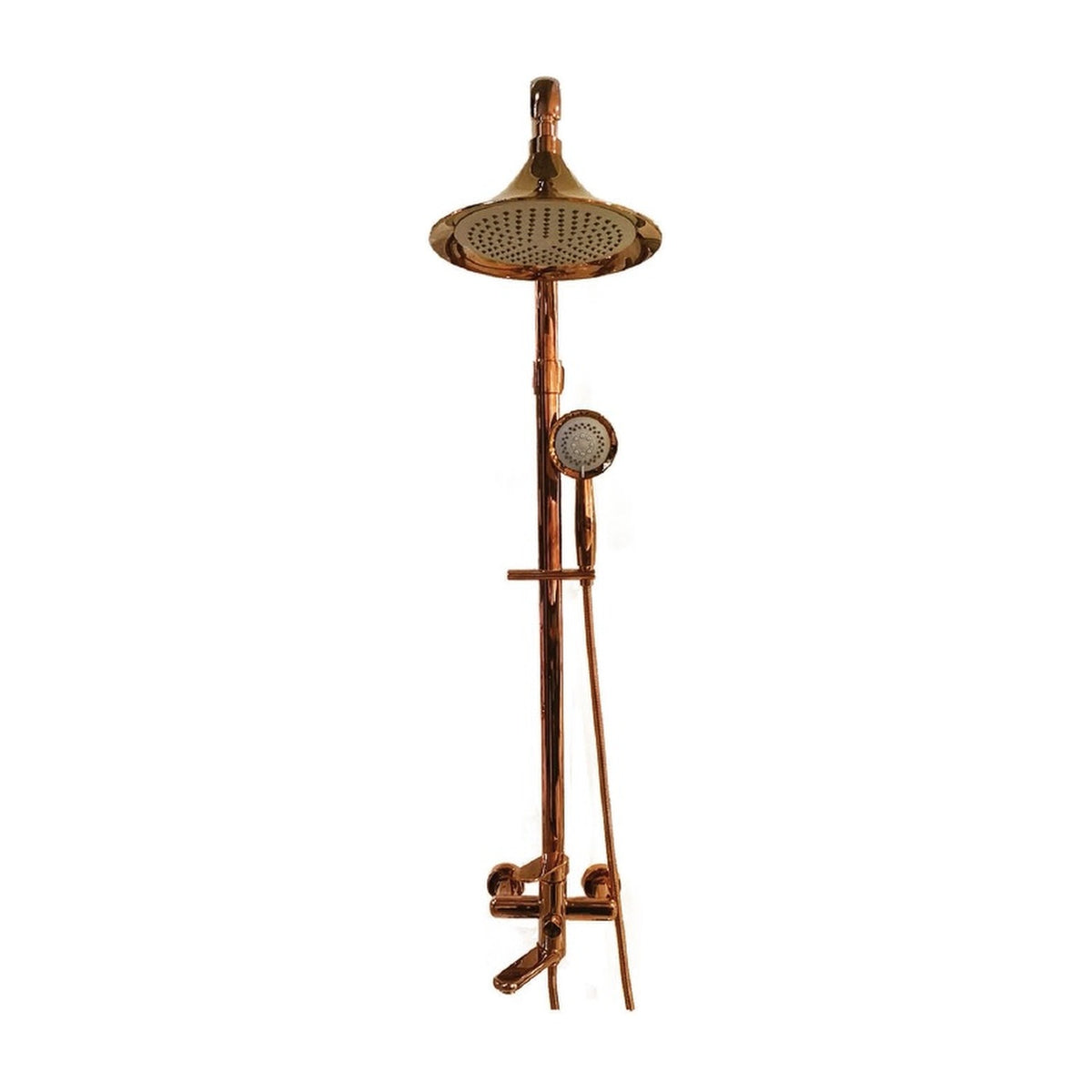 NOUS 3-Way Rainshower Set 50RA, Rose Gold