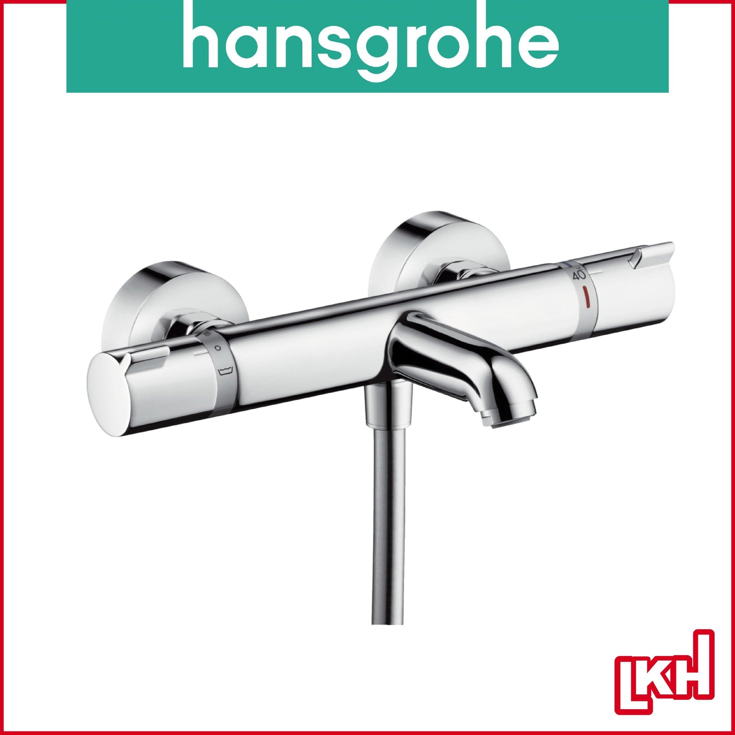 hansgrohe 13174009 thermostatic bath mixer