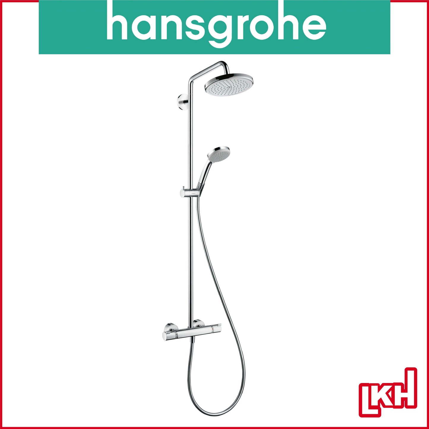 hansgrohe 26306009 thermostatic rainshower set