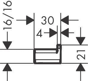 Hansgrohe Addstoris Single Hook 41742007