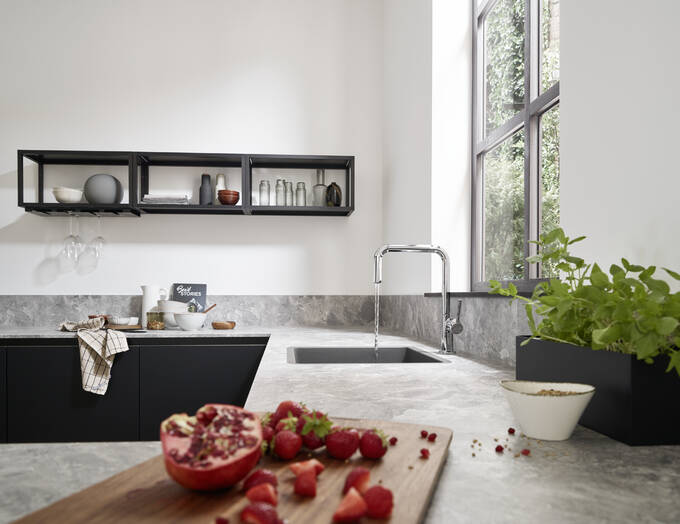 hansgrohe kitchen sink