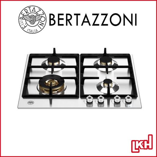 Bertazzoni 60cm Gas Hob P604LPROX (PUB/LPG)