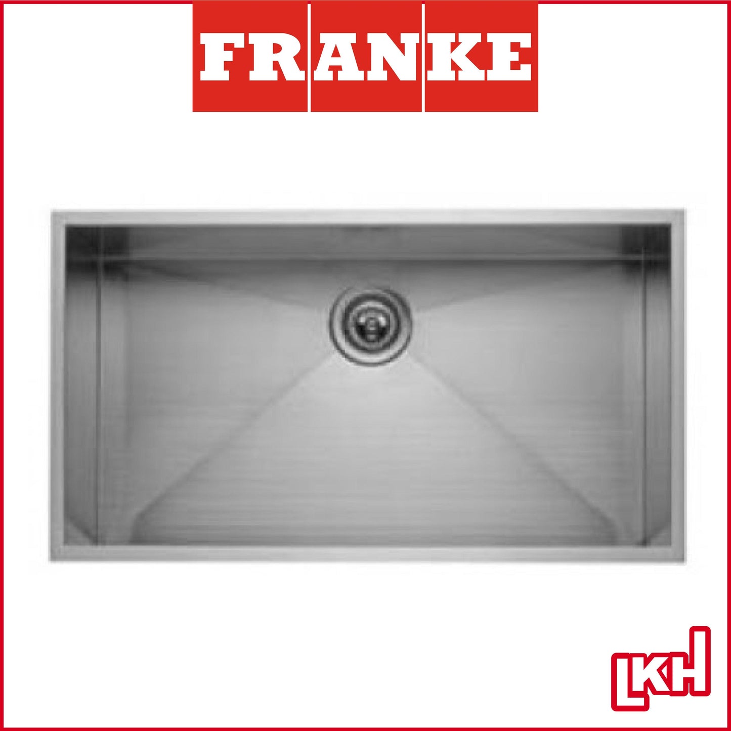 franke PZX 110-79 stainless steel single bowl kitchen sink