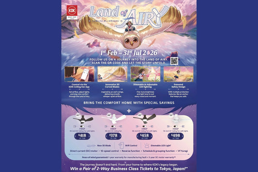 Win a Japan trip with KDK Airy Bundles!