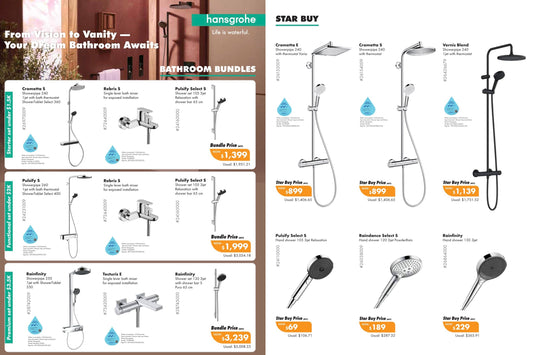 Hansgrohe Bathroom Bundles - Your Dream Bathroom Awaits