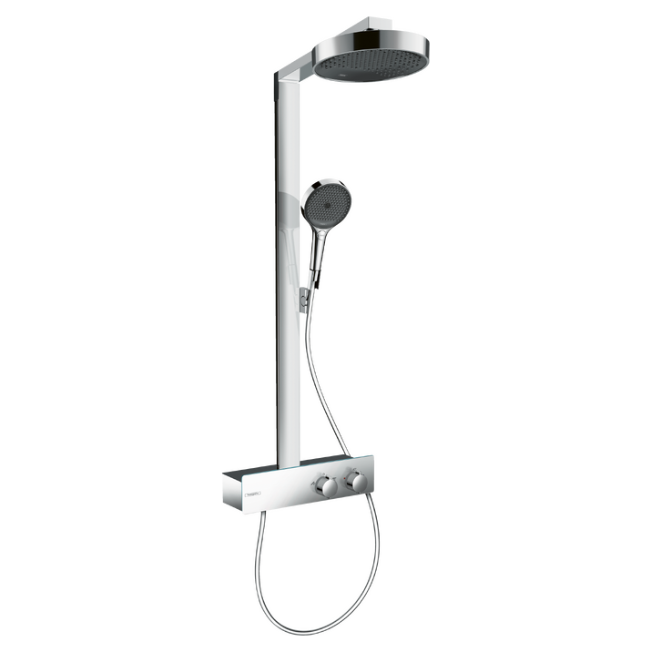 Hansgrohe Rainfinity showerpipe with ShowerTablet