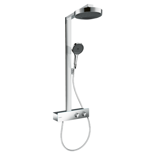 Hansgrohe Rainfinity showerpipe with ShowerTablet