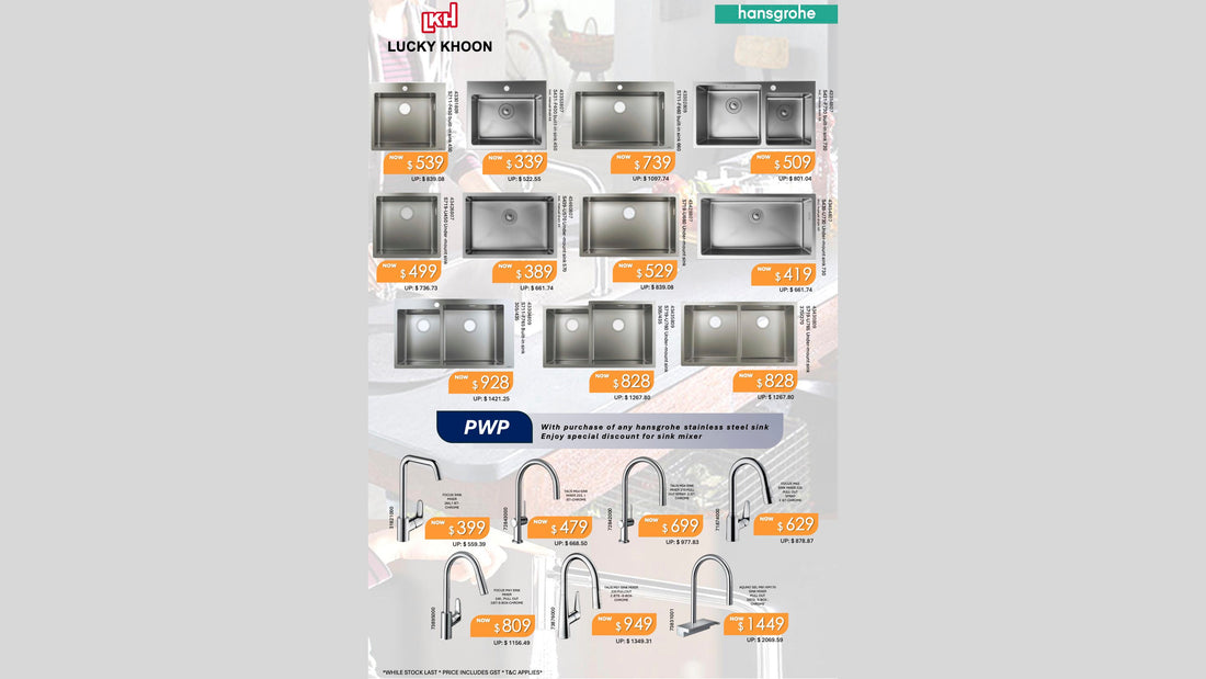 Hansgrohe Stainless Steel Sinks Promo