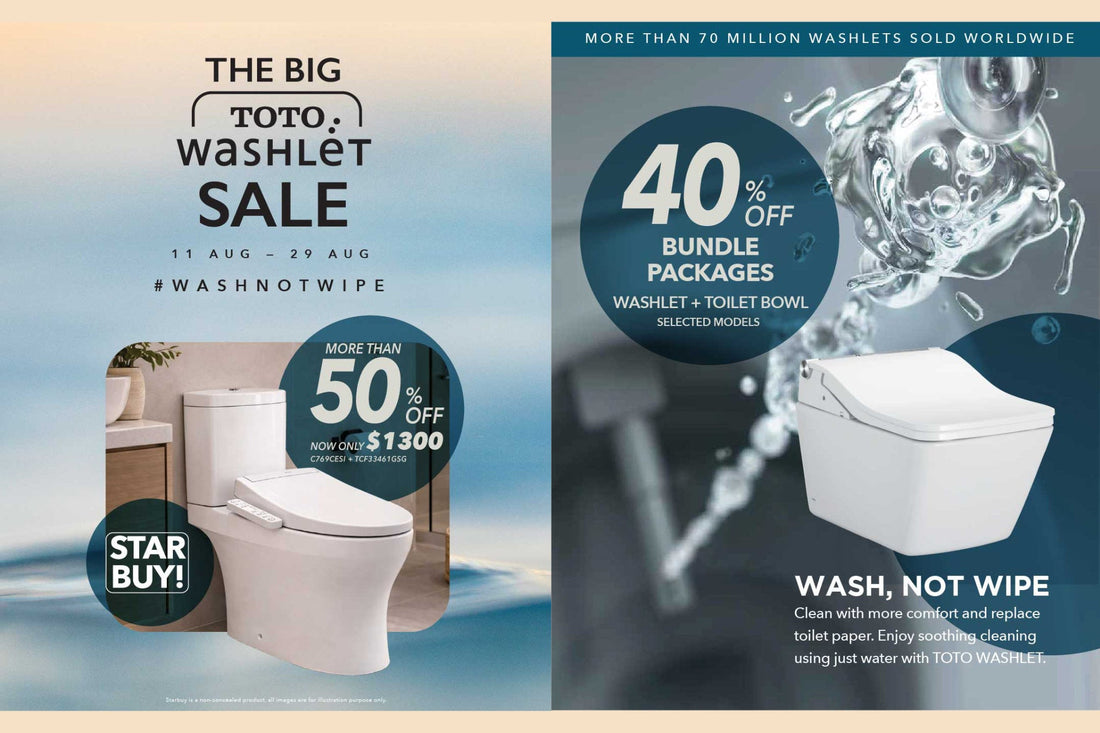 The Big TOTO Washlet Sale - 11 Aug - 29 Aug!