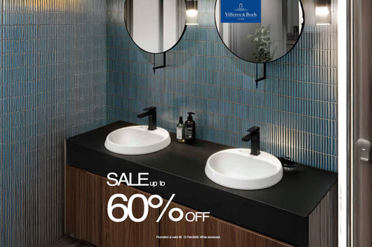 60% OFF Villeroy and Boch bathroom bundles!