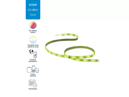 WiZ Wi-Fi LED Strip 2M 1600lm Starter Kit