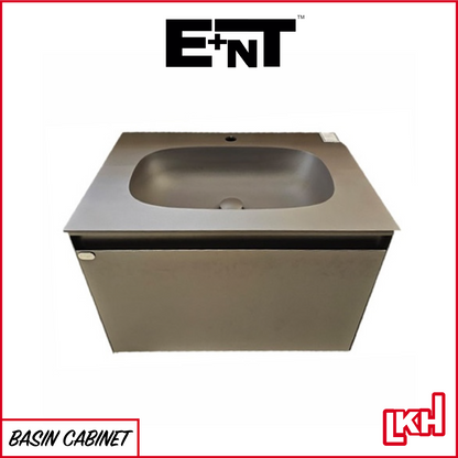 E+NT LD-3853MBG 70cm Stainless Steel Basin Cabinet (Matt Brown Gold)