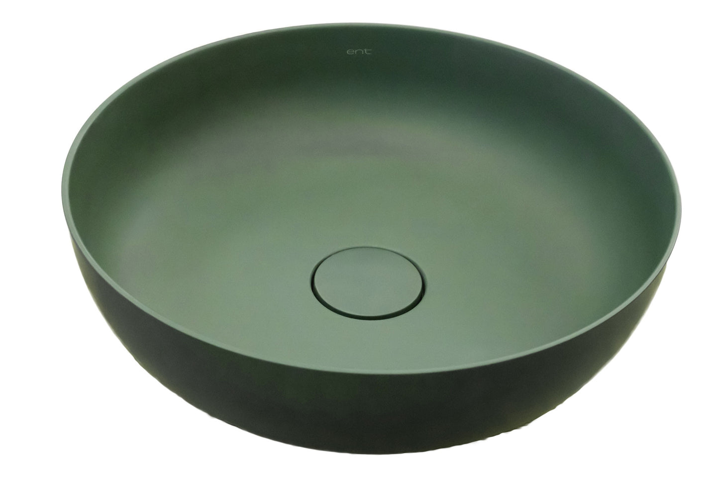 ent Signature Series Counter Top Basin #B2 Matte Chrome Green