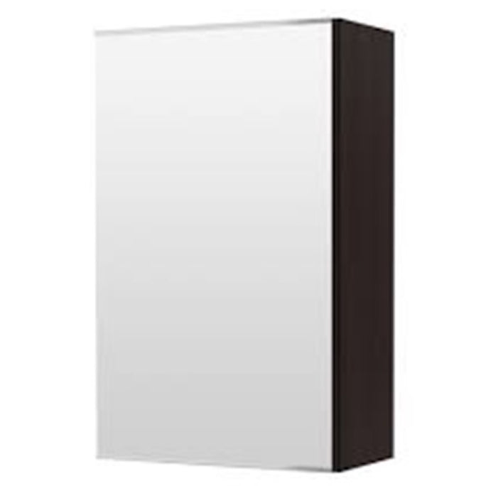 E+NT 1018BK Stainless Steel Mirror Cabinet (Black)