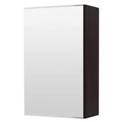 E+NT 1018BK Stainless Steel Mirror Cabinet (Black)