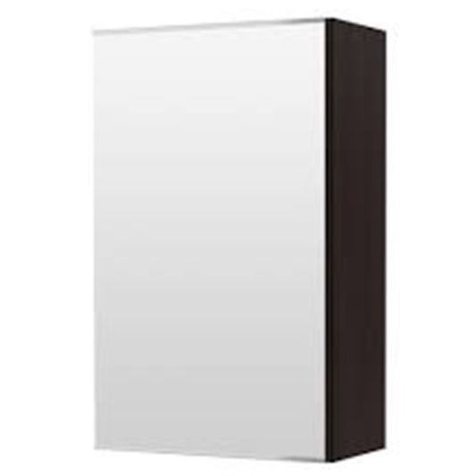E+NT 1018BK Stainless Steel Mirror Cabinet (Black)