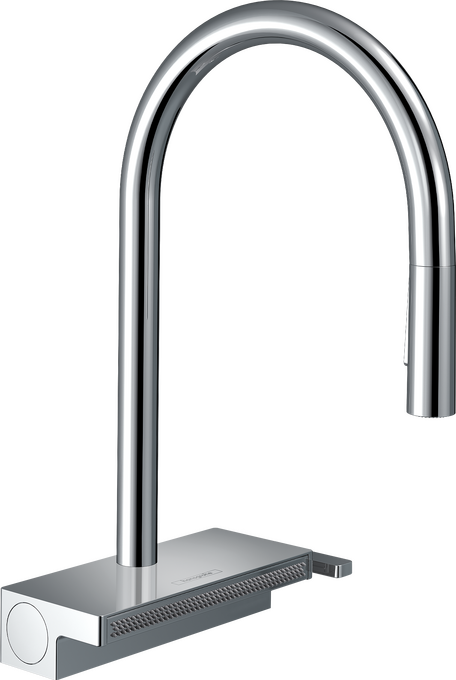 Hansgrohe Aquno Select M81 kitchen mixer 170 with pull-out spray and sBox