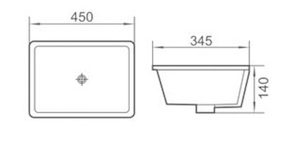 E+NT 60020 Undermount Basin