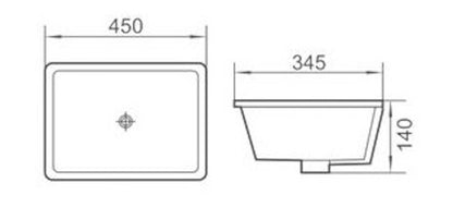 E+NT 60020 Undermount Basin