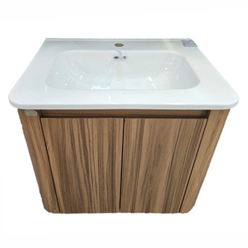 E+NT YAM7-60MW 60cm PVC Basin Cabinet (Walnut)