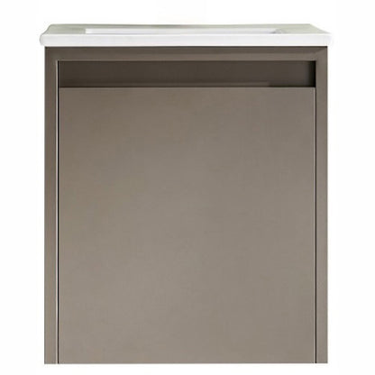 E+NT LD-6850 40cm Stainless Steel Basin Cabinet (Light Grey)