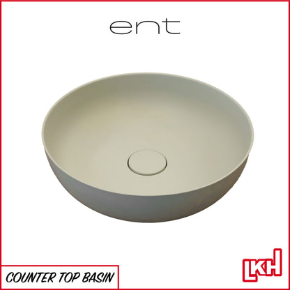 ent Signature Series Counter Top Basin #B2 Matte Grey