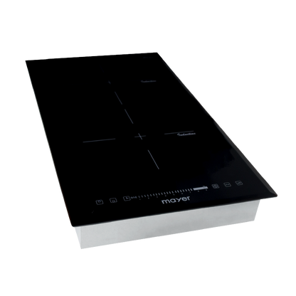 Mayer MMIH30CS 30cm domino induction hob, three quarter view