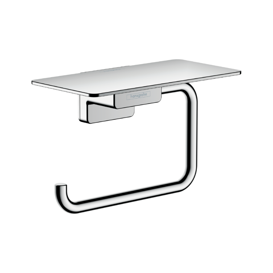 AddStoris Q toilet paper holder with shelf