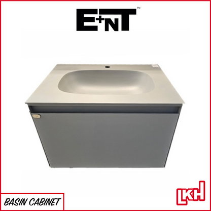 E+NT LD-3853IG 70cm Stainless Steel Basin Cabinet (Irish Grey)