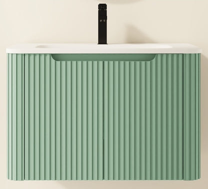 E+NT YAP1-75MGN 75cm PVC Basin Cabinet (Mint Green)