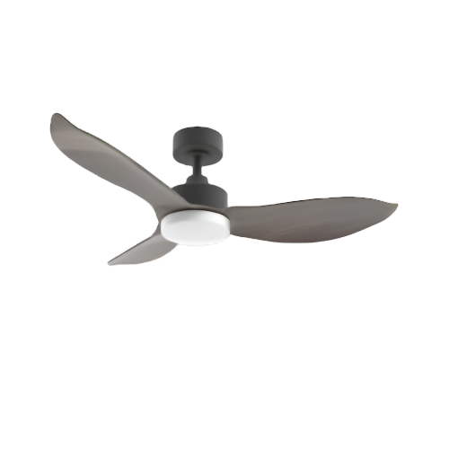 EuropAce CoolAce 46 inch ceiling fan ECF46R, Black/Dark Wood