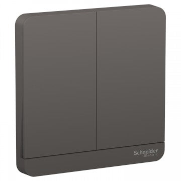 Schneider AvatarOn Light Switch with LED Indicator White/Dark Wood/Dark Grey/Wine Gold/Gold Hairline