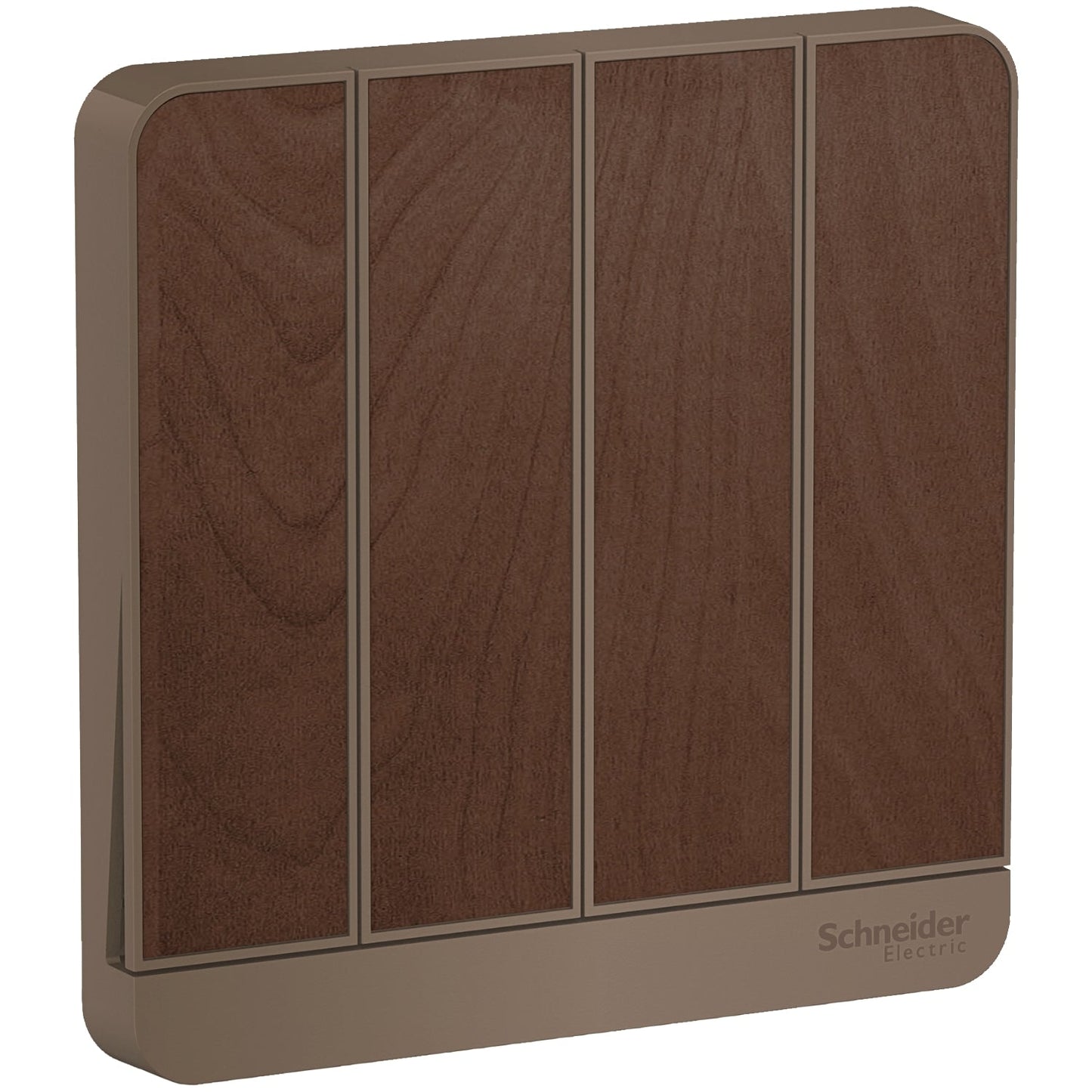 Schneider AvatarOn Light Switch with LED Indicator White/Dark Wood/Dark Grey/Wine Gold/Gold Hairline