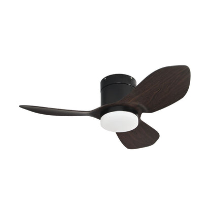 EuropAce AceStar 36 inch ceiling fan ECF36H, Black/Dark Wood