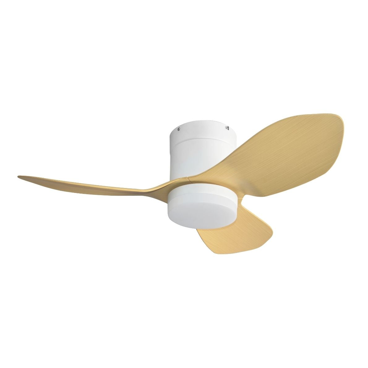 EuropAce AceStar 36 inch ceiling fan ECF36H, White/Light Wood