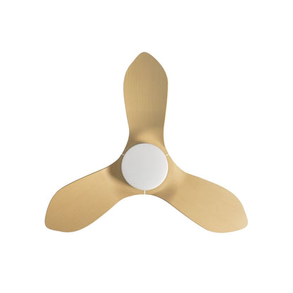 EuropAce AceStar 36 inch ceiling fan ECF36H, White/Light Wood