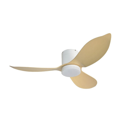 EuropAce AceStar 48 inch ceiling fan ECF48H, White/Light Wood