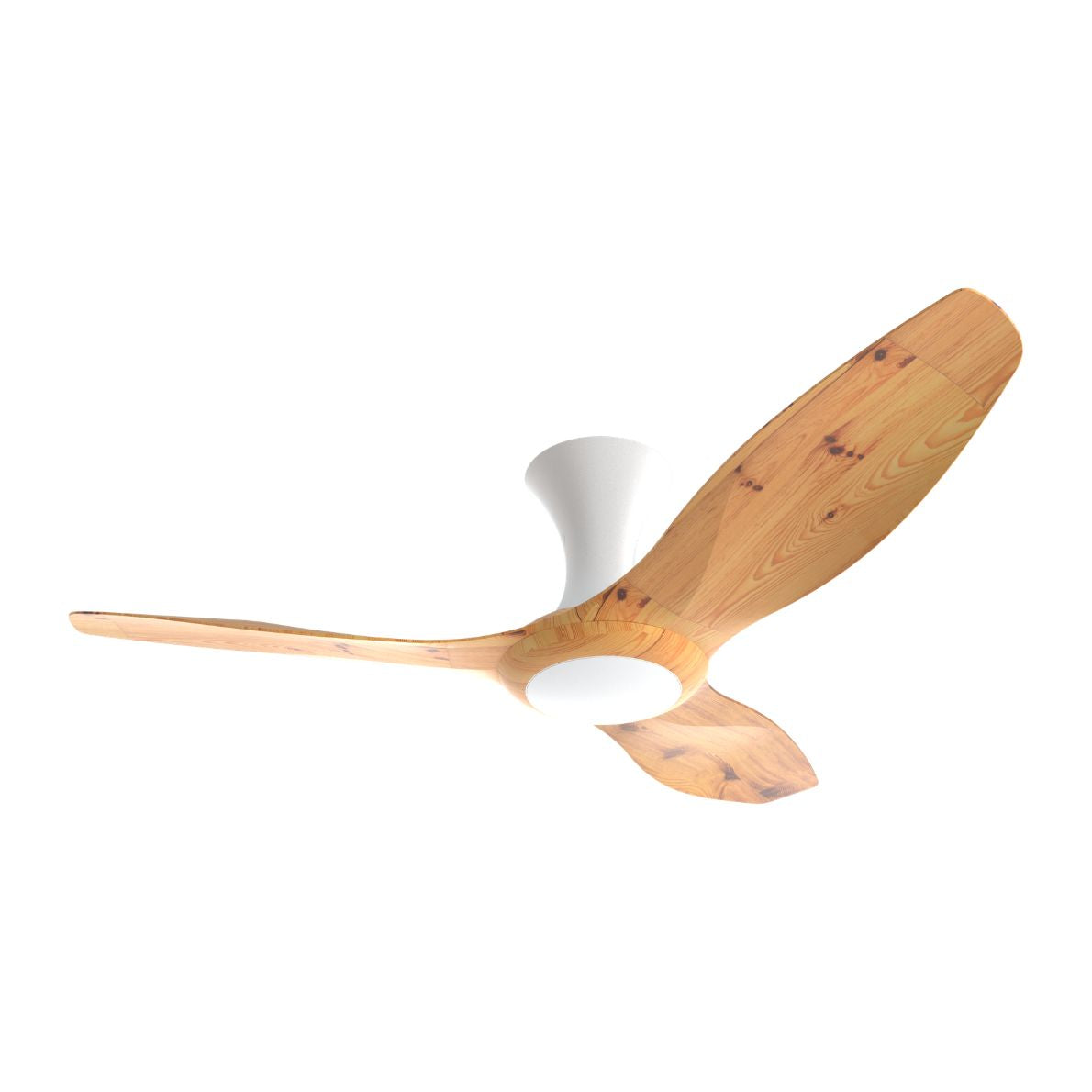 EuropAce BreezeAce 48 inch ceiling fan ECF48HR3, White/Light Wood