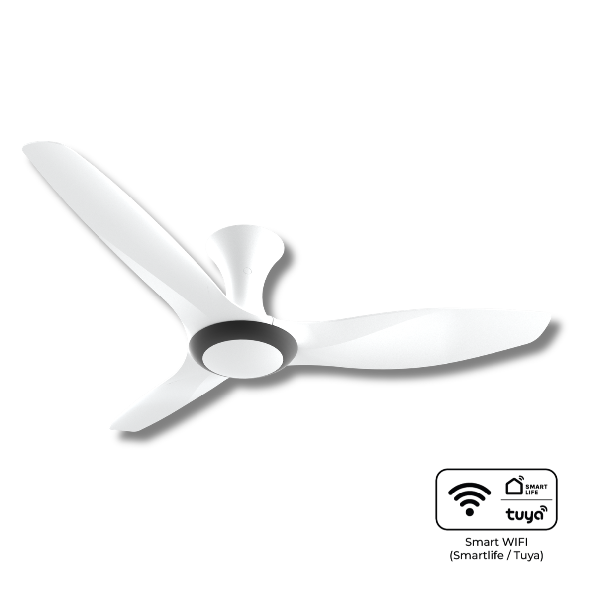 EuropAce BreezeAce 48 inch ceiling fan ECF48HR3, White