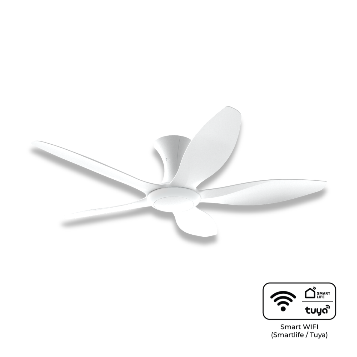 EuropAce BreezeAce 52 inch ceiling fan ECF52HR5, White